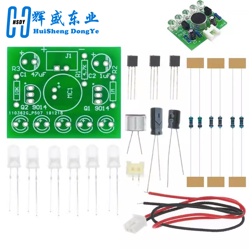 3V-5.5V aktywowana głosem lamp – Diy Electronics Learning Kit recenzja i cena
