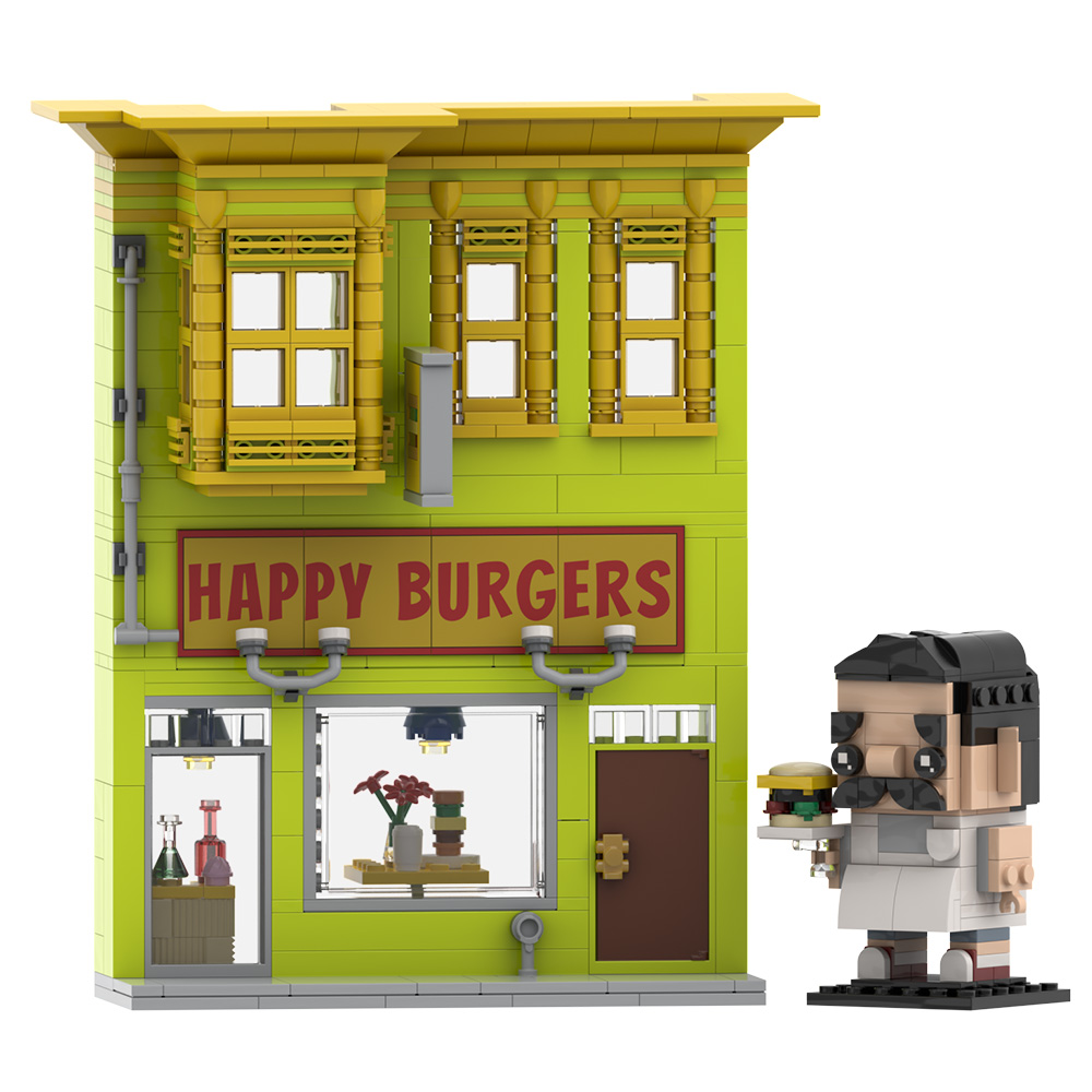Klocki Gobricks MOC Bobs Burge – Diy Electronics Shop recenzja i cena